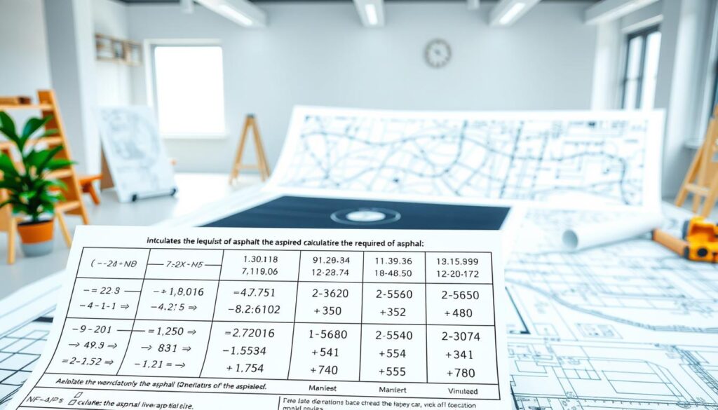 calculate asphalt needed